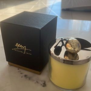 michael aram lemonwood candle